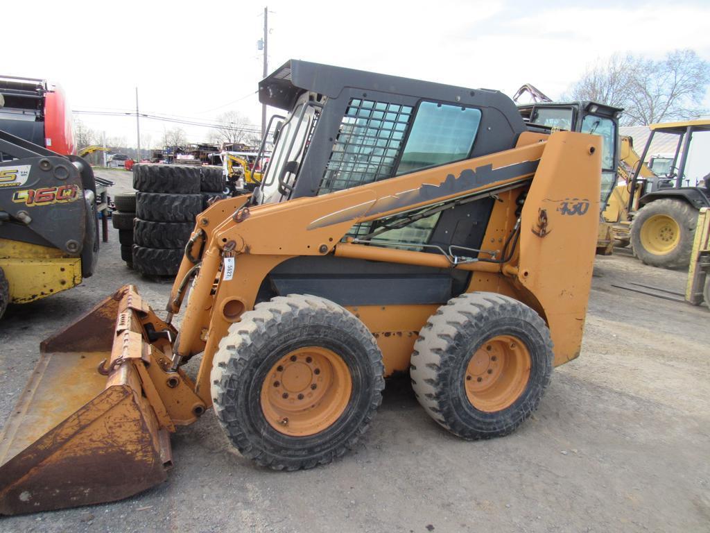 Case 430 Skidloader, Dsl, Enclosed Cab, H/AC,