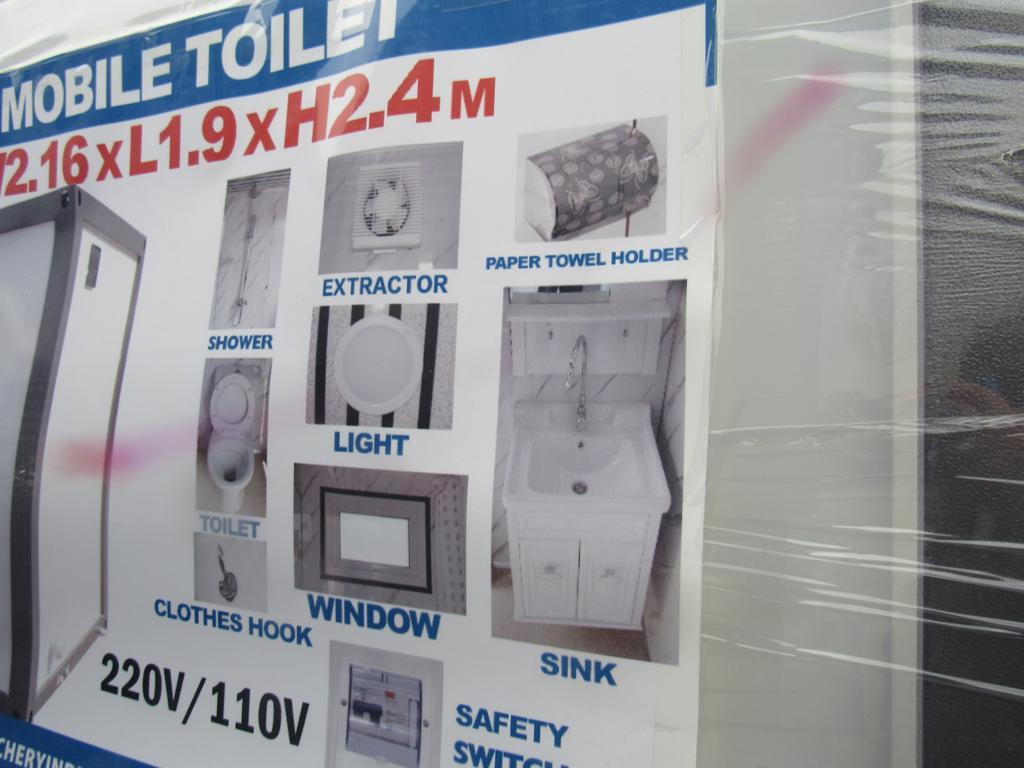 Bastone Mobile Unisex Toilet New