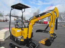 TOFT 12 Gas Excavator w/Bucket & Thumb