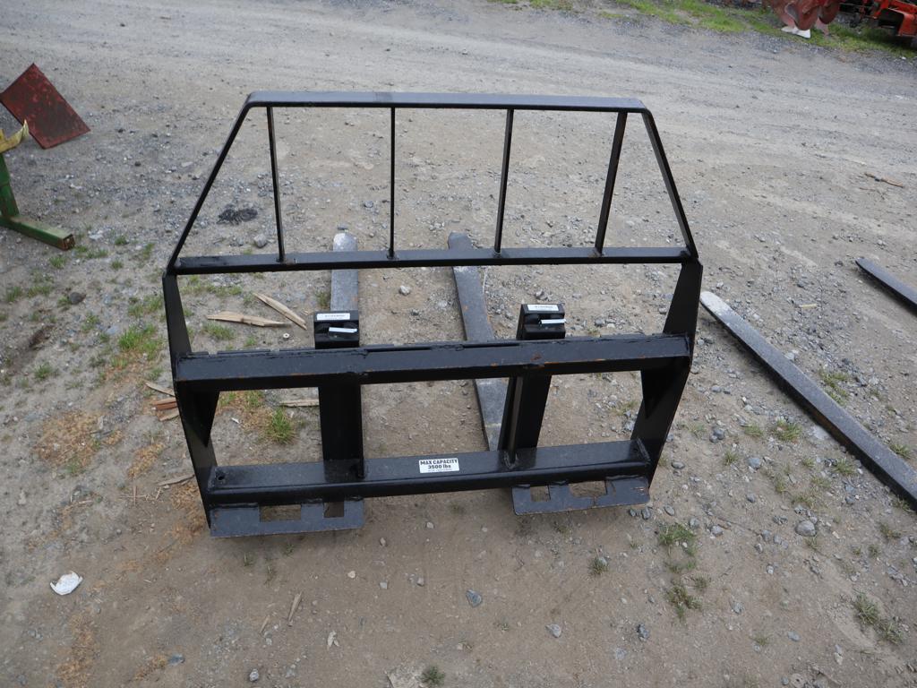 Kivel 48" Pallet Fork Attachment, 3500lb Capacity