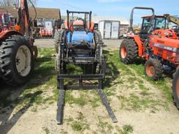 NH TC30 Tractor w/Ldr, 4WD, Hst ROPS