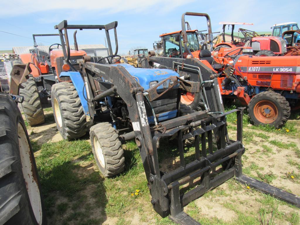 NH TC30 Tractor w/Ldr, 4WD, Hst ROPS