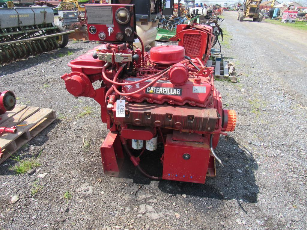 CAT 3208 Dsl Engine w/ Water Pump