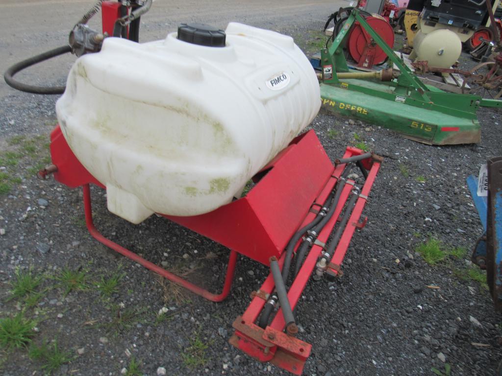 Fimco 3Pt  225 Gal Boom Sprayer