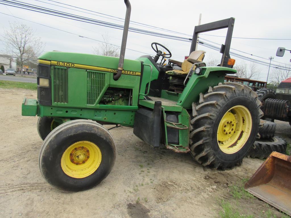 JD 6300 Tractor, 2WD, Dsl, Power Quad Transmission