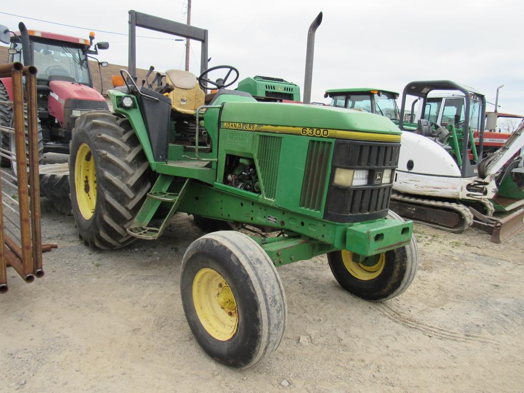 JD 6300 Tractor, 2WD, Dsl, Power Quad Transmission