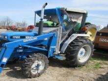 NH 1720 Tractor, 4WD, Dsl, w/ Canvas Cab, Manual
