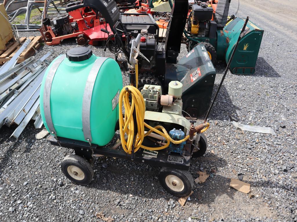 25 Gal Roto-Hoe Fruit Tree Sprayer w/ 4HP Briggs