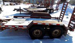 70x144” tandem axle trailer