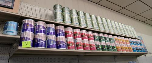 Display-only paint cans & 3 pictures