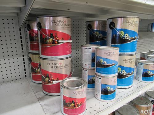 21 quarts & 19 gal of Clark Kensington paint & primer base