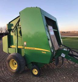 JD 569 baler w/ 540 pro moniter, wrap or twine