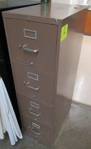 4-drawer file cabinet