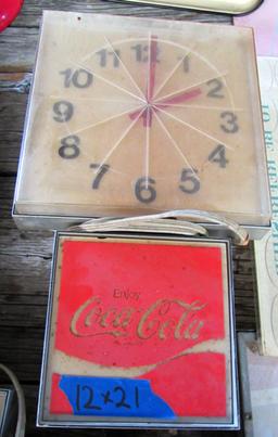 Coca-Cola clock