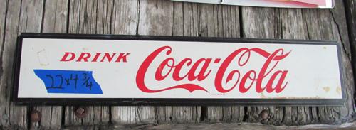 Drink Coca-Cola metal sign