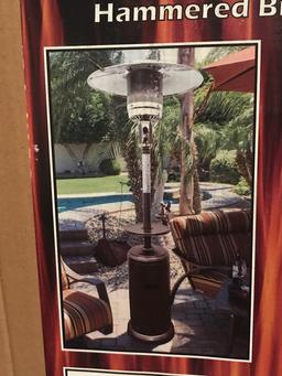 Propane Patio Heater with Table- Hammered Bronze Finish