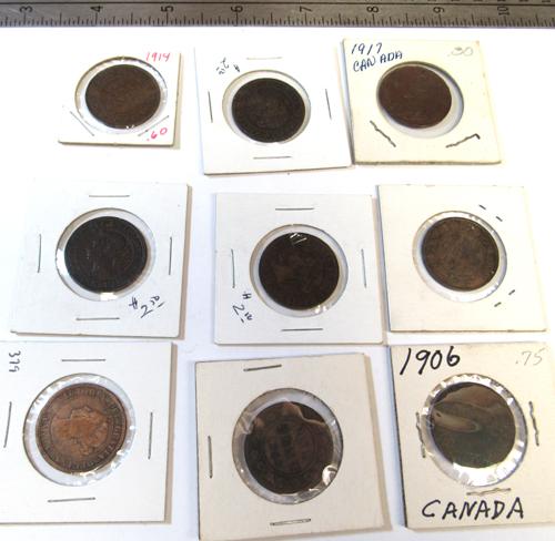 Canada- 16 lg pennies