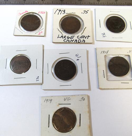 Canada- 16 lg pennies