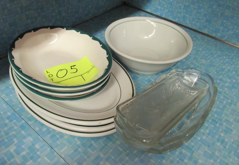 plates and serving dishes