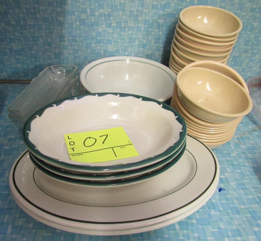 plates and bowls