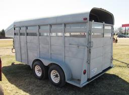 Travalong 14' horse trailer