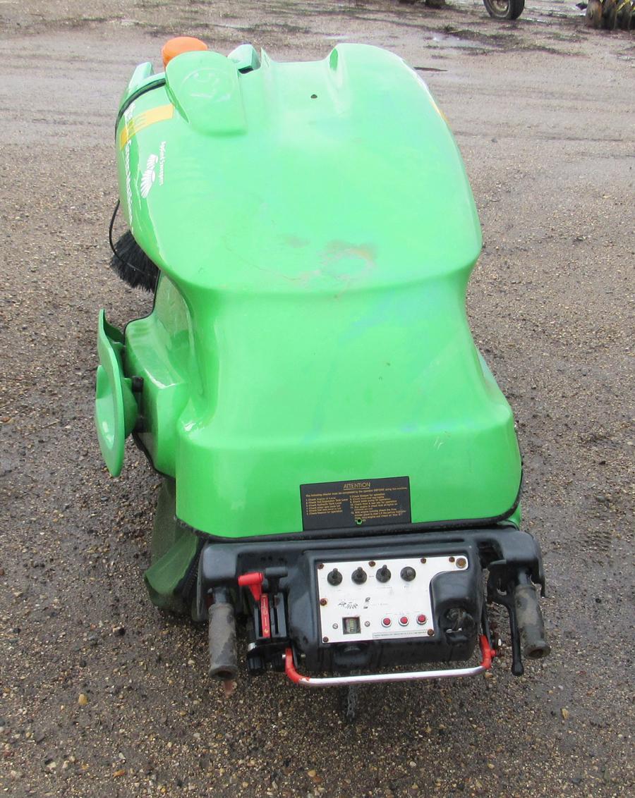 The Green Machine 414, diesel sweep machine