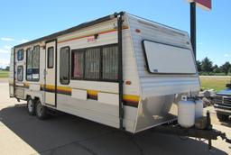 1993 Frontier Flyer travel trailer w/ canopy