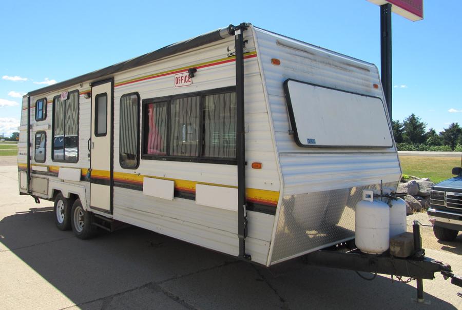 1993 Frontier Flyer travel trailer w/ canopy