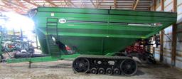 ‘15 J&M 1310 X-Tended Reach grain cart w/ 36” tracks