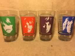 Beatles Collector's Series Pint Glass 4-Pack