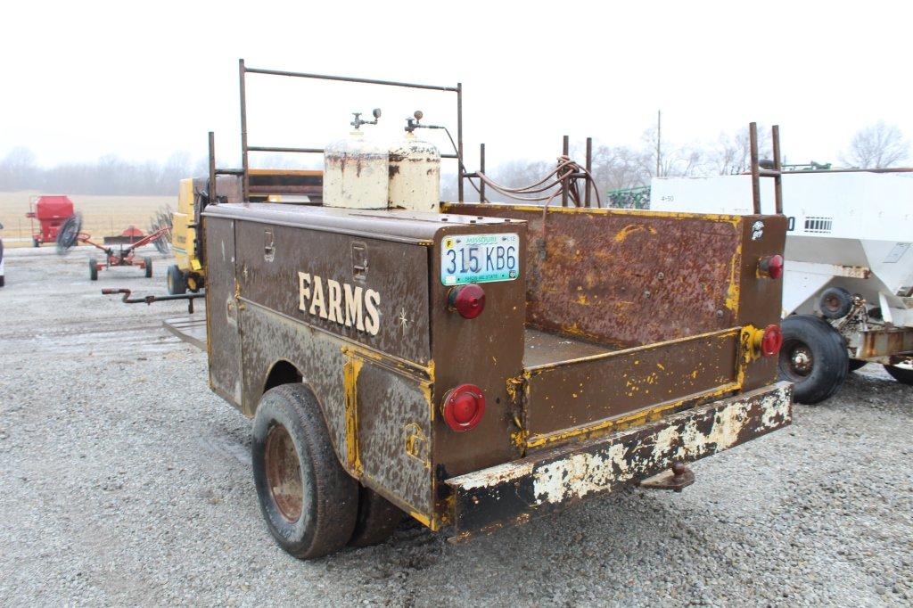 Homemade Gooseneck Trailer w/ Tool Bed