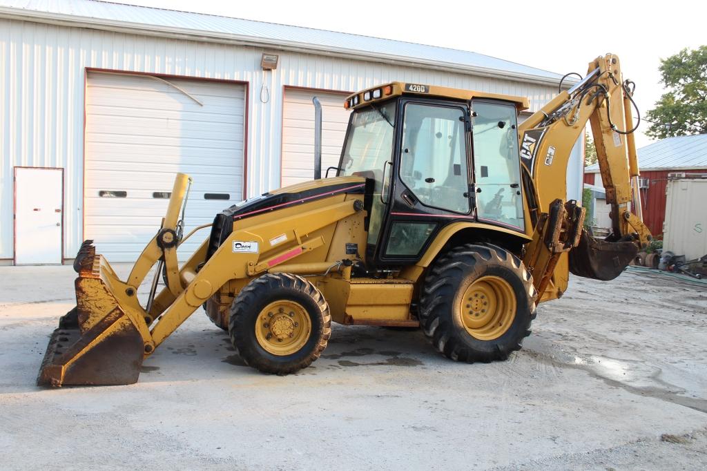 ‘04 Cat 420D Loader Backhoe