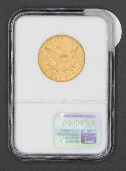 1894 $10 Liberty Head Eagle Gold Coin, NGC MS61