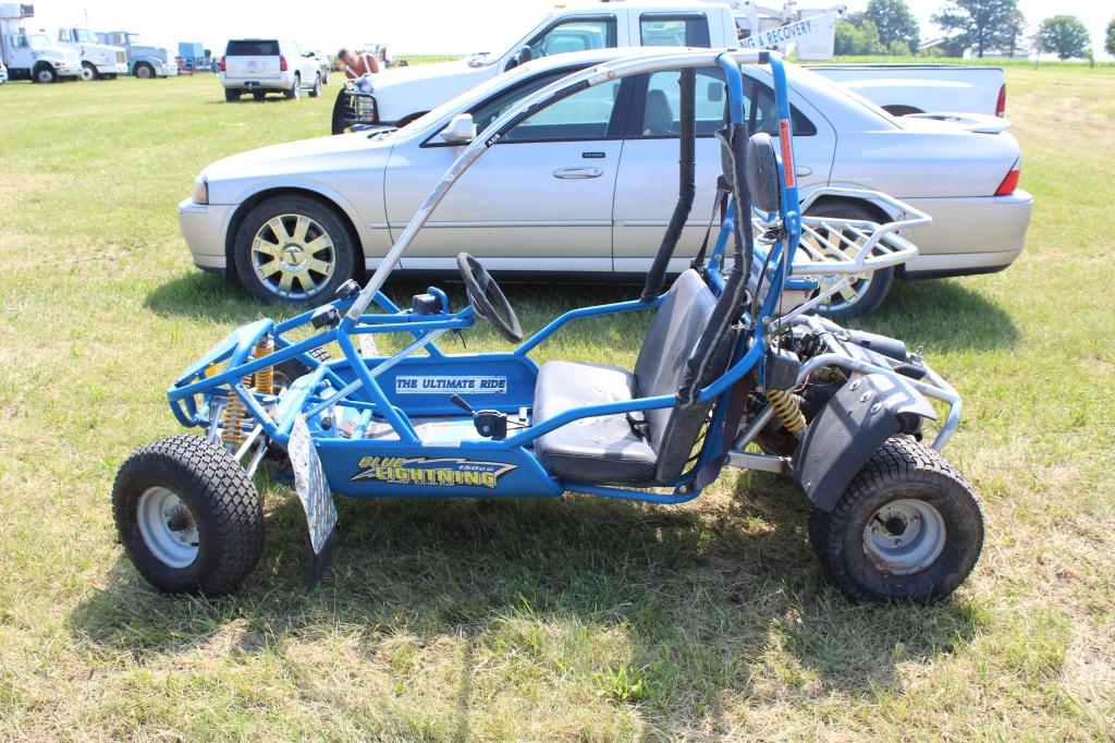 Blue Lightning 150cc go-kart