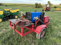 Portable welding trailer