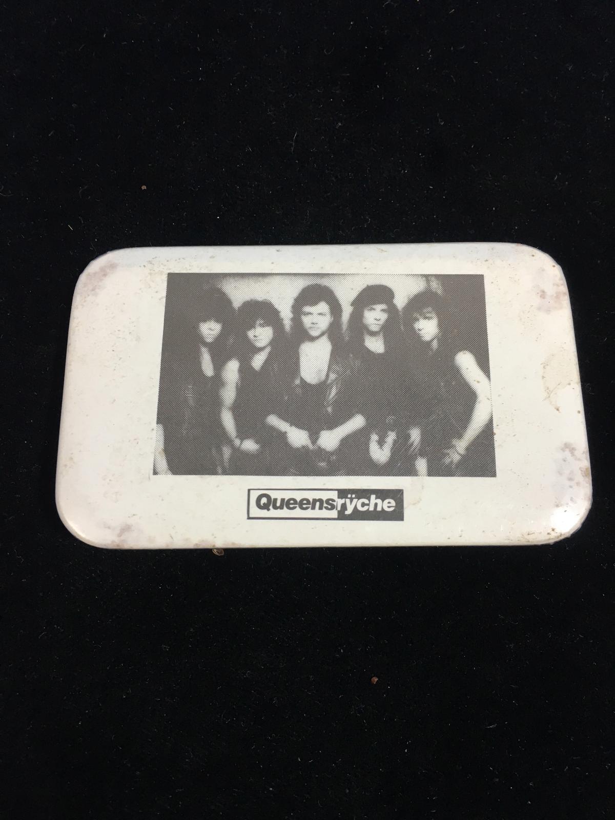 Vintage Queensryche Band Pin Button