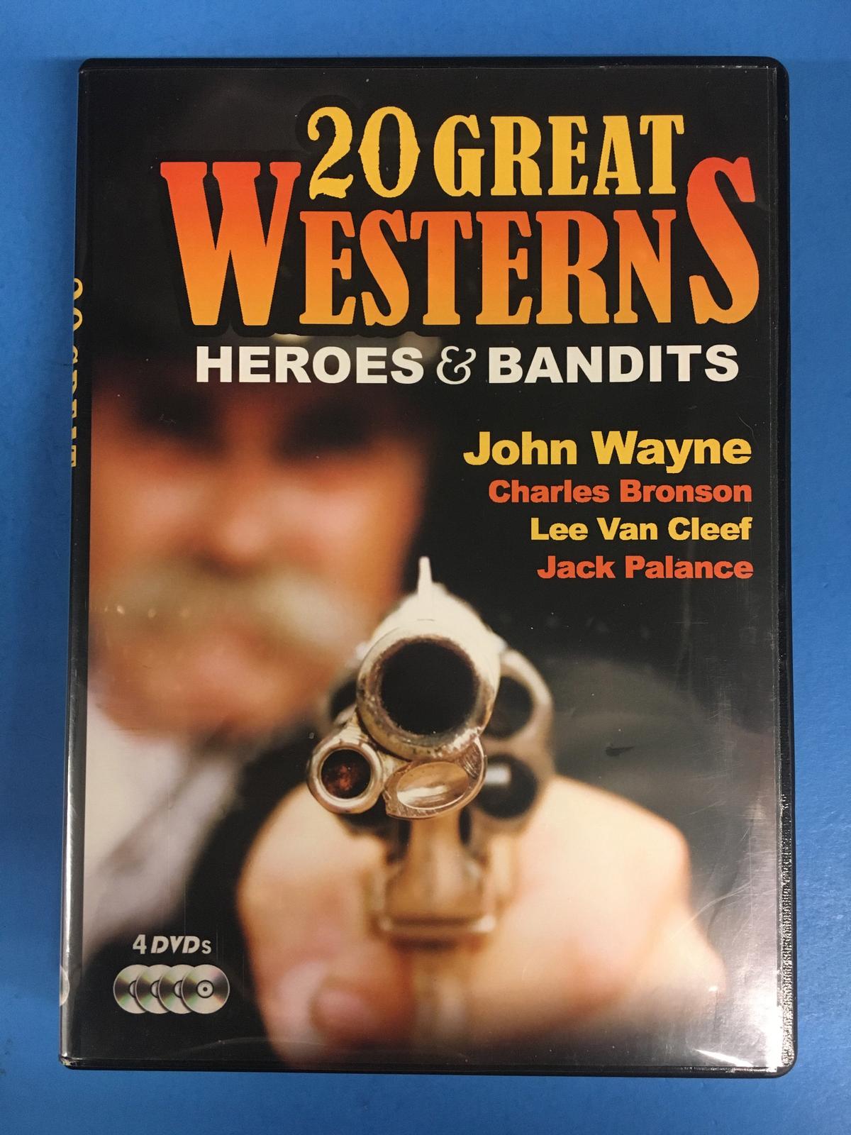 20 Great Westerns - Heroes and Bandits - 4 Disc DVD Set - Westerns