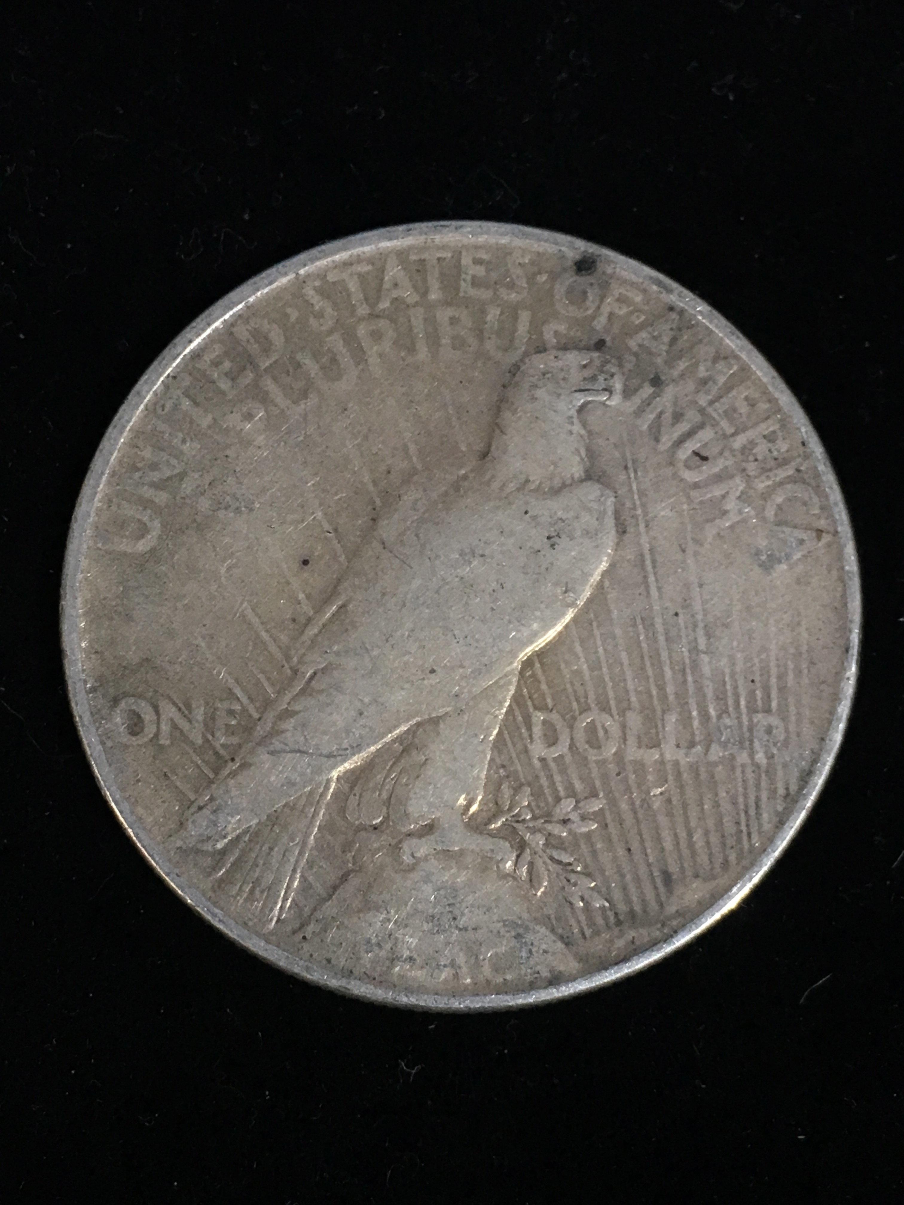 1922 United States Peace Silver Dollar - 90% Silver Coin