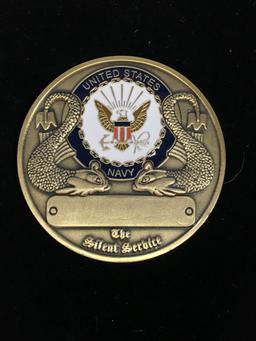 USS Jefferson City SSN 759 United States Navy Military Challenge Coin - RARE