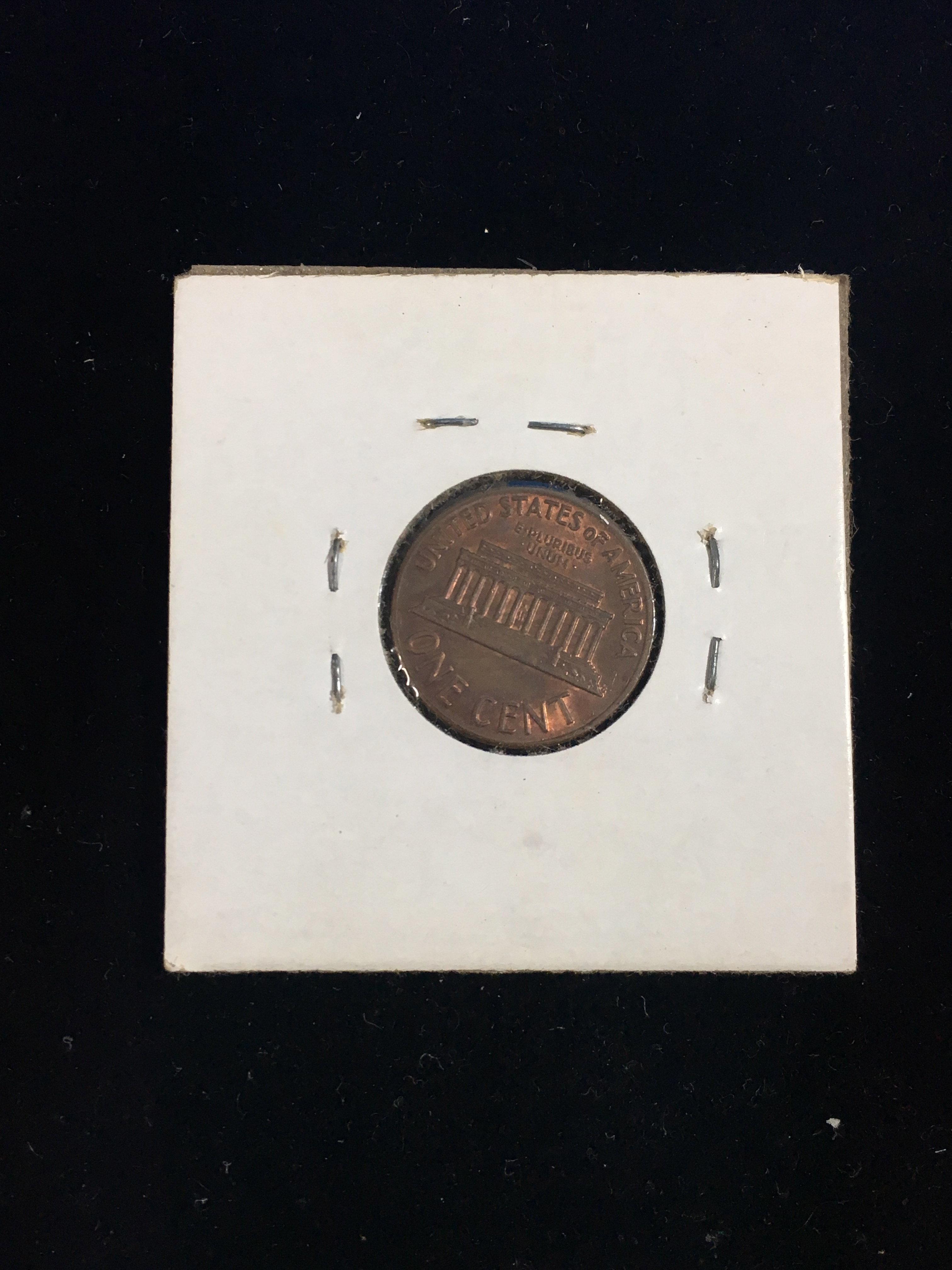 1972 Machine Doubled United States Lincoln Cent Penny