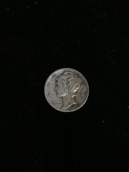 1935 United States Mercury Dime - 90% Silver Coin