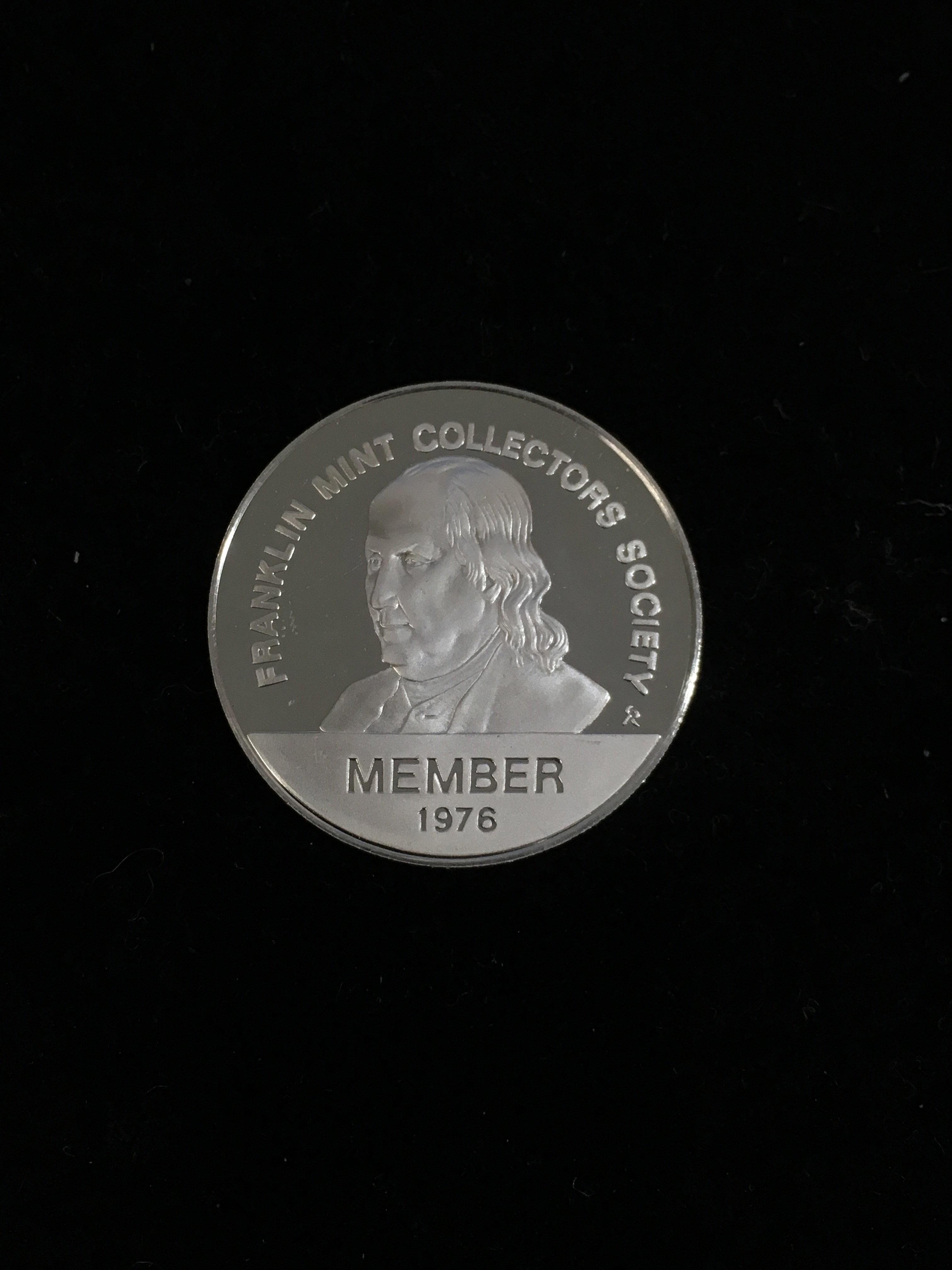 1976 Franklin Mint Member 7 Gram Sterling Silver Bullion Coin