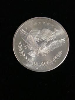 1 Troy Ounce .999 Fine Silver Trade Unit Silver Bullion Round Coin