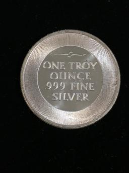 1 Troy Ounce .999 Fine Silver Eagle & Liberty Bell Silver Bullion Round Coin