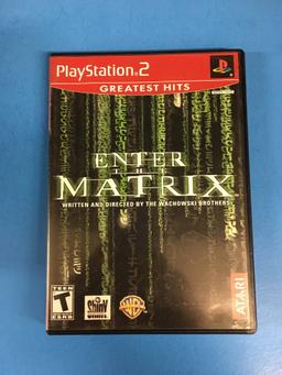 PS2 Playstation 2 Enter the Matrix Video Game