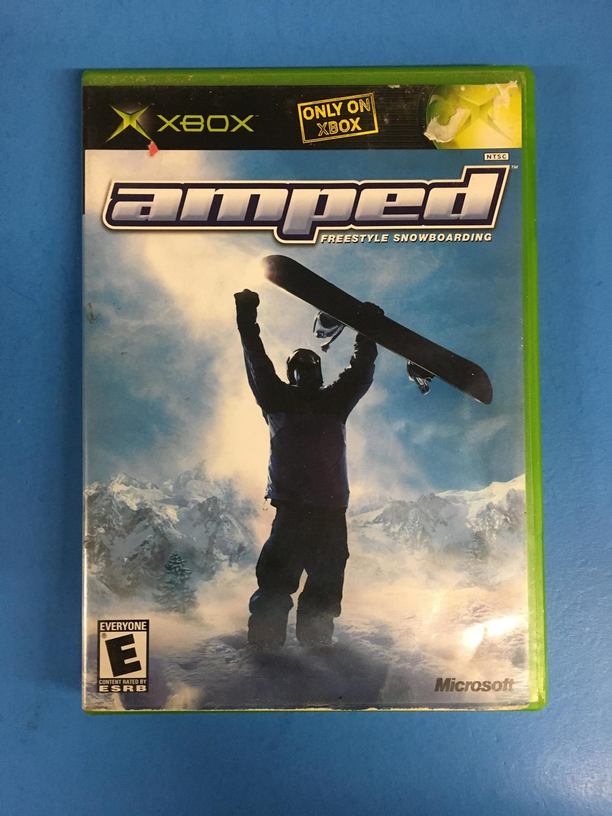 Original Xbox Amped Freestyle Snowboarding Video Game