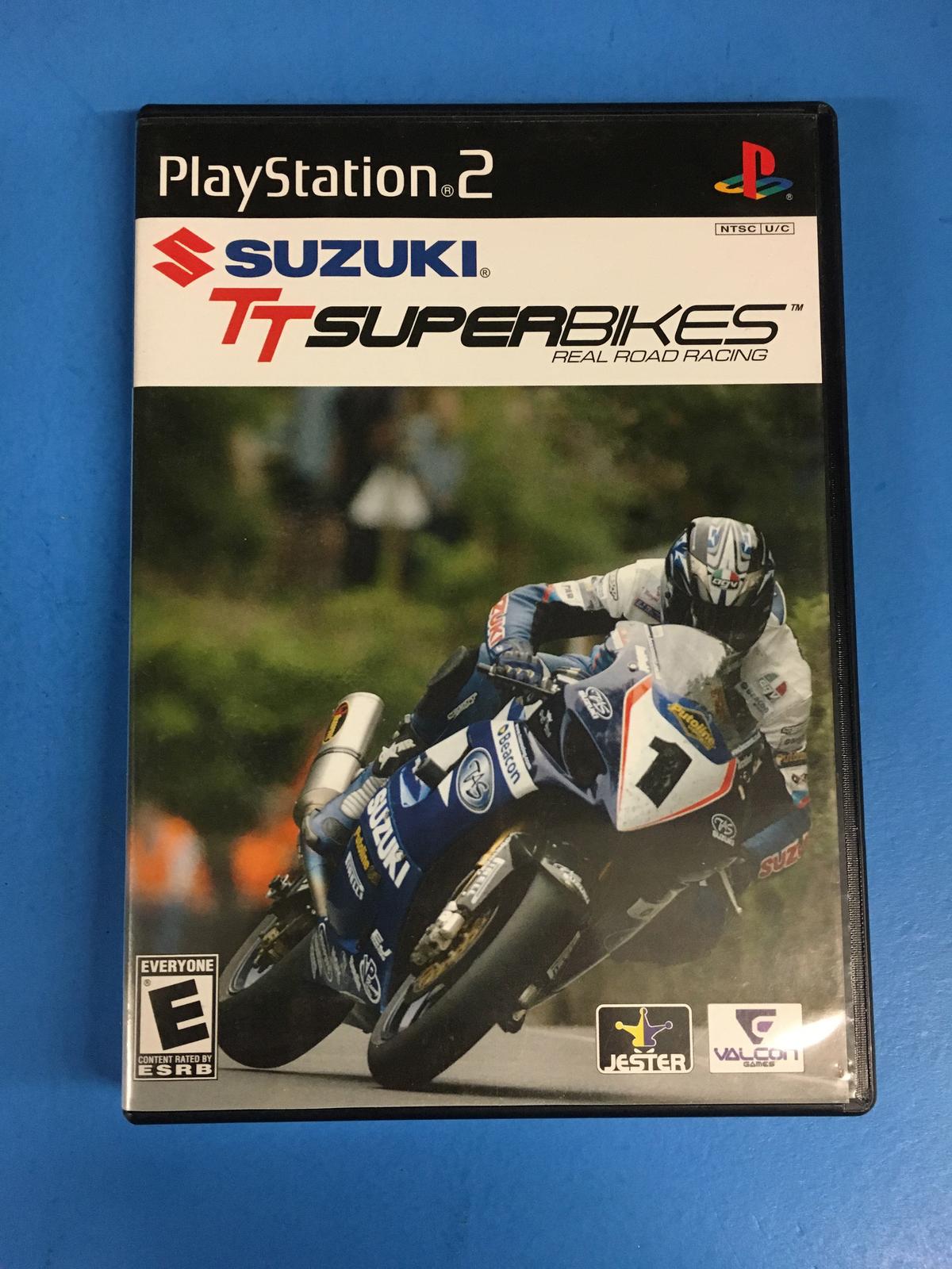 PS2 Playstation 2 Suzuki TT Super Bikes Video Game