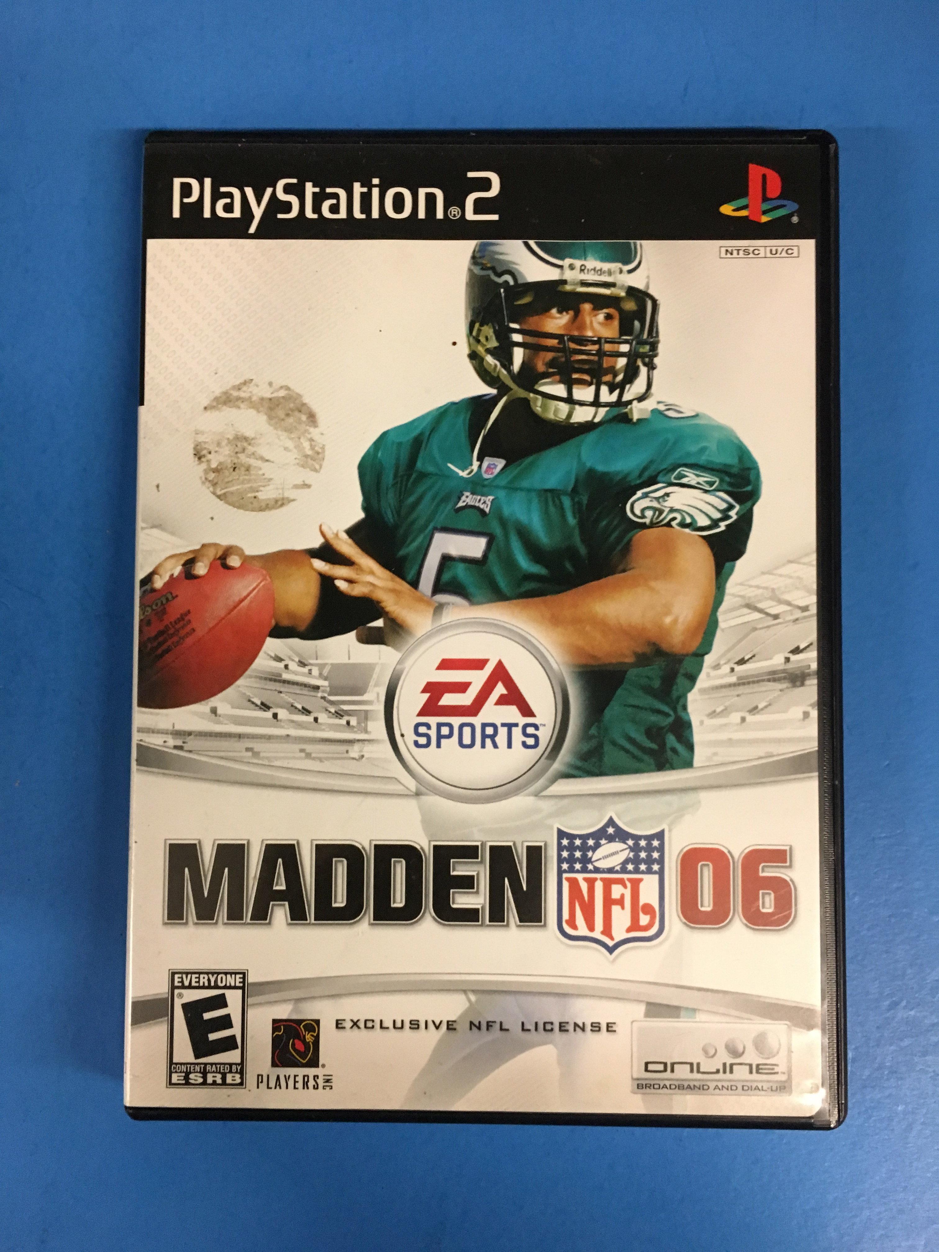 PS2 Playstation 2 Madden NFL 06 (Donovan McNabb) Video Game