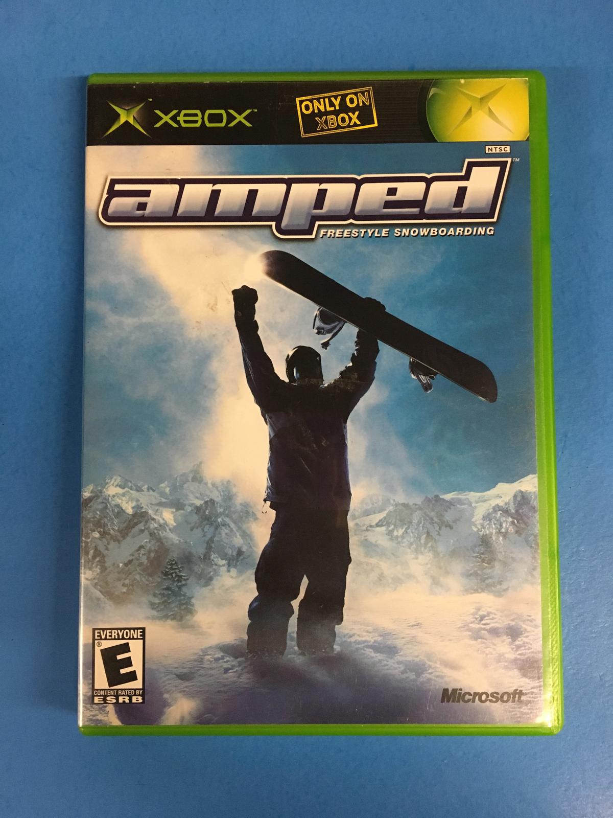 Original Xbox Amped Freestyle Snowboarding Video Game