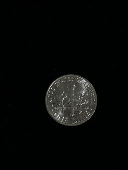 1964 United States Silver Roosevelt Dime - 90% Silver Coin - BU Grade